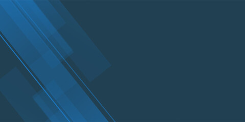 Obraz premium Abstract dark blue background with modern corporate business