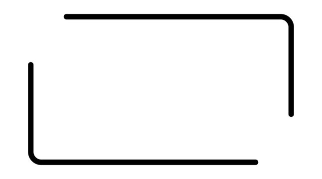 A collection of simple and elegant frames perfect for showcasing quotes or messages.