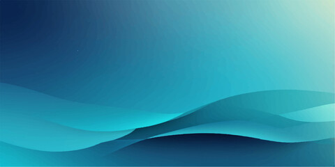 Obraz premium Abstract blue artistic wave pattern flow design element illustration backdrop