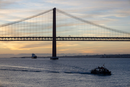 Sunset in Lisbon - Powered by Adobe