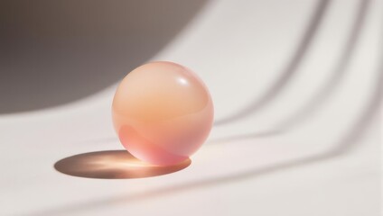 Translucent Sphere with Gradient Colors and Shadow Play.