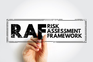 RAF - Risk Assessment Framework is an approach for prioritizing and sharing information about the...
