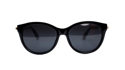 Pair of stylish black framed sunglasses ideal for fashion blogs, summer accessory promotions, travel content, and lifestyle social media posts.
