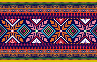 tribal pastel multicolor pastel Navajo seamless vector pattern. aztec abstract geometric art print in a sophisticated aztec style. Vector background with ethnic elements. Wallpaper, fabric, paper