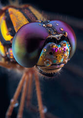 Dragonflys eyes