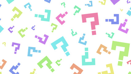 はてなマークの背景