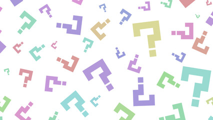 はてなマークの背景