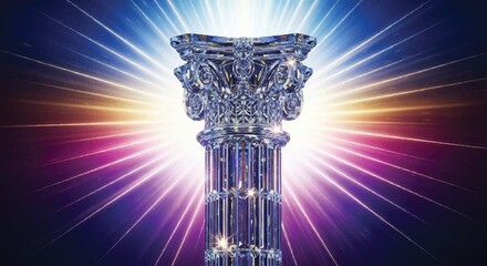 Abstract Purple Gradient Illustration Texture