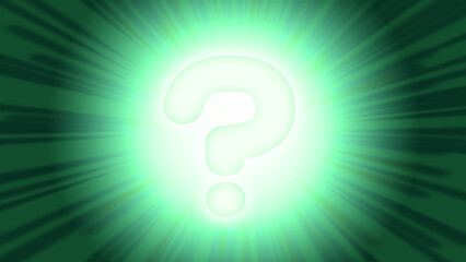 はてなマークの背景