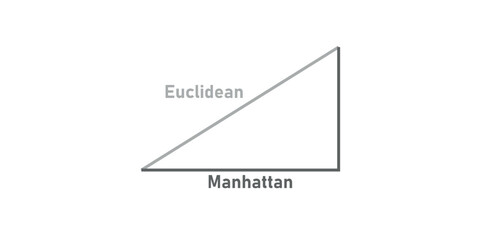 Euclidean and Manhattan Distance in Mathematics.