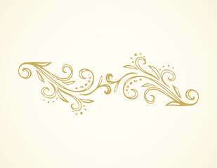 Old cute romantic book ribbon bow swirly tag swoosh element isolated on white paper card backdrop. Freehand black ink pen outline drawn curly corner sketchy in artistic rustic curlicue scrawl style