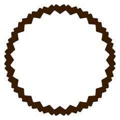 Intricate circular design inspired by african tribal motifs, perfect for art and craft projects.