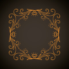 Old cute romantic book ribbon bow swirly tag swoosh element isolated on white paper card backdrop. Freehand black ink pen outline drawn curly corner sketchy in artistic rustic curlicue scrawl style