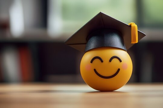 Graduation emoji - Powered by Adobe