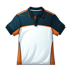 Stylish and comfortable polo shirt designed for casual or athletic wear, featuring a modern color combination.