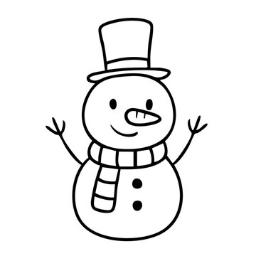 Weihnachtswichtel Schneemann