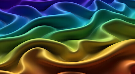 Fototapeta premium abstract colorful background with waves