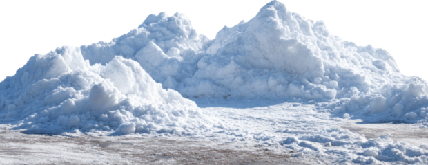 Piled snow winter cold outdoors texture create calm winter mood over cleared ground