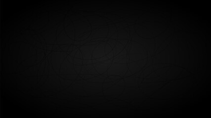 Abstract Scribble Black Background Texture for Dark Design