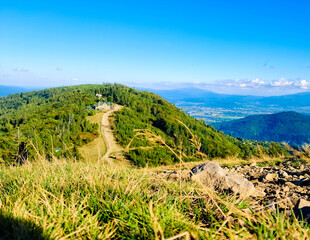 Beskides Mountains in Poland.