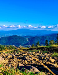 Beskides Mountains in Poland.