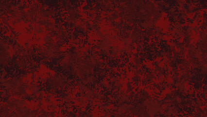 A dark red grunge background covered in all sorts of messy stains.