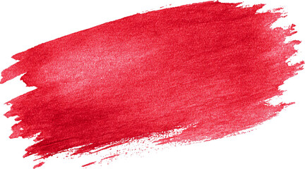 Red paint brush stroke, textured watercolor splash, abstract art, vibrant, creative energy