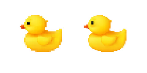 A serene pixel art landscape depicting trees and butterflies on a grassy field under a clear sky.