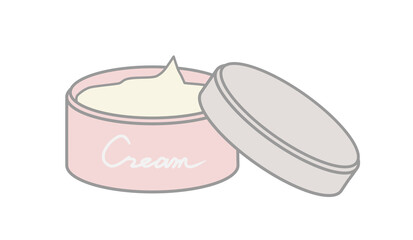 ケースに入ったクリーム