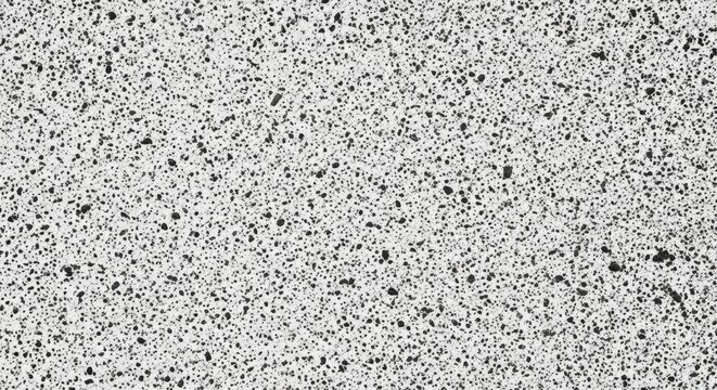 Seamless monochrome speckled texture, a surface with black dots on a white background. Abstract grunge pattern for design element and overlay.