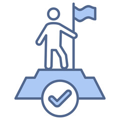 Trumph Blue Icon