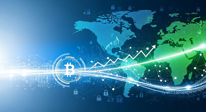 Bitcoins Global Reach - A Digital Currency Revolution Across the World.