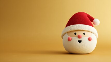 Cheerful Santa Claus Decoration Brings Festive Spirit During Holiday Season