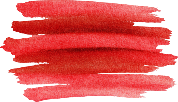 Watercolor red paint brushstroke texture calm