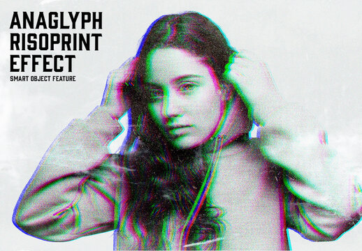 Anaglyph Risoprint Effect