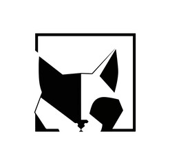 Abstract line on black background digital art for creative designs