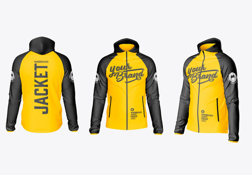 Windbreaker Jacket Mockup