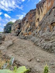 Ventanillas de otuzco necropolis ancient cliff dwellings peru