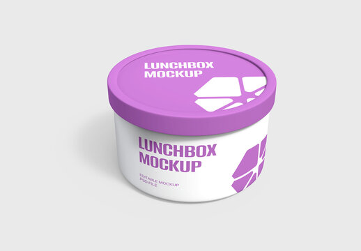 Lunch Box Mockup Template