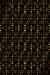 Golden background. Design template for invitation, web, banner, birthday, wedding, business card.