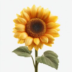 Fototapeta premium Sunflower illustration isolated on white background