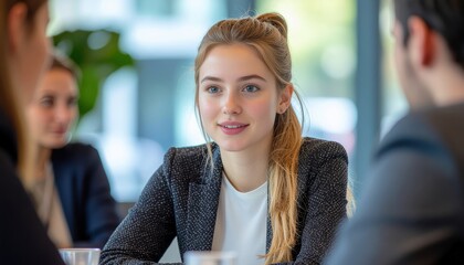 Business meeting discussion office space image of young professional urban environment engaging perspective collaboration concept