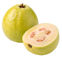 A whole chalta fruit isolated on a transparent background