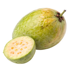 A whole chalta fruit isolated on a transparent background