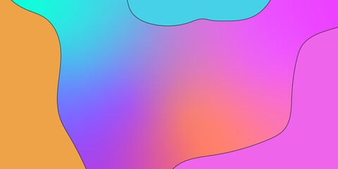 Colorful gradient background landscape creative abstract blurred. colorful grainy gradient smooth transitio background. light colorful grainy gradient color background.
