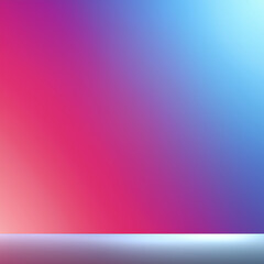 Fototapeta premium ピンクとブルーがなめらかに溶け合う爽やかで明るい印象のグラデーション背景素材