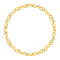 Circular pattern featuring intricate celtic and nordic motifs, ideal for decorative designs and borders.