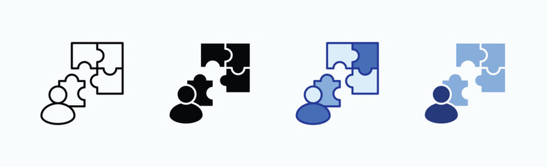 Contribution icon sheet multiple style collection isolated vector