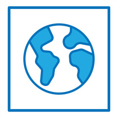 globe icon, open web icon symbol, vector illustration