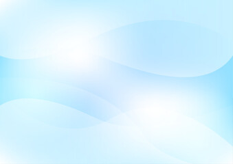 綺麗なグラデーションの水色背景　ベクター　素材	
